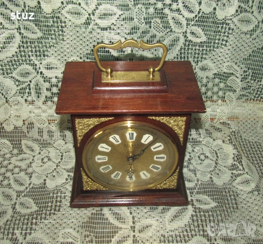 Немски настолен часовник Weimar, снимка 3 - Антикварни и старинни предмети - 54238114