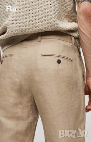 Ленен панталон Mango, снимка 6 - Панталони - 50706032
