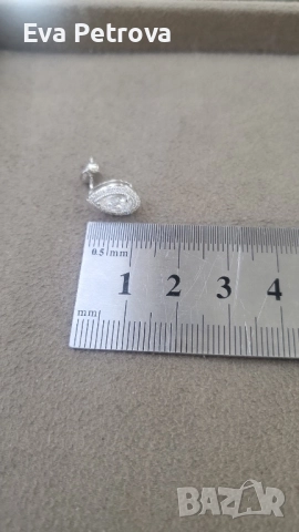 Диамантени обеци от Elite бижутерска къща, снимка 3 - Обеци - 52548058