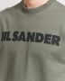 JIL SANDER Army Green Logo Print Мъжка Тениска size M и XL, снимка 6