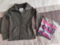 Комплект тютюнево зелена жилетка и блуза EDC by Esprit, размер ХS-S, снимка 1