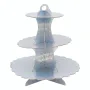 Триетажна поставка за кексчета и десерти/Парти поставка за кексчета/Триетажна поставка за мъфини, снимка 2
