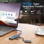 Acer 6-в-1 USB C хъб 10Gbps, USB C към HDMI адаптер 4K@60Hz, 2×USB-C 3.2, 1×USB A 3.2, 1×USB 2.0, снимка 5