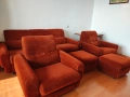 Холна гарнитура - разтегателен диван, два фотьойла и две табуретки, снимка 2