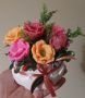 Букети от ръчно направени сапунени цветя, снимка 1 - Декорация за дома - 45672724