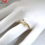 Пръстен с 14К златно покритие 224847, снимка 4