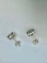 Сребърни обеци с мойсанит (Диамант) 1 карат, снимка 13