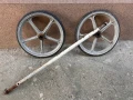 Алуминиеви колелета с бандажни гуми, снимка 1