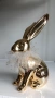 Порцеланово златно зайче, стилен акцент за всеки интериор . , снимка 8