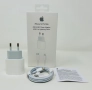   Оригинален Комплект Адаптер 20W  и Зарядно Кабел USB C to Lightining, снимка 2