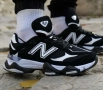 Дамски Маратонки NewBalance 9060 Цвят-Черно и Бяло, снимка 1