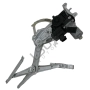 Механизъм с моторче преден ляв ел. стъклоповдигач Opel Astra H (A04) 2004-2010 ID:150576, снимка 1