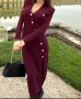 Pinko burgundy jumper dress - рокля, снимка 4