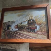 Плакат снимка картина влакове локомативи N 4, снимка 1 - Антикварни и старинни предмети - 45209093