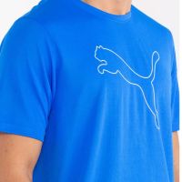 Мъжка тениска PUMA Performance Cat Training Tee Blue, снимка 3 - Тениски - 45957845