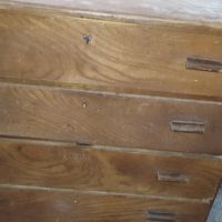 Скрин  дървен дълбоки чекмеджета , снимка 3 - Антикварни и старинни предмети - 45088332