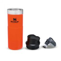 Термо чаша Stanley Classic Trigger Action - 0,470 мл, в цвят Blaze Orange, снимка 2 - Екипировка - 45321817