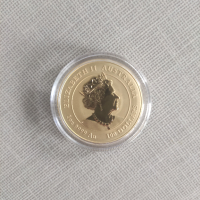 1 тройунция 24 карата (1 toz) Златна Монета Австралийски Лунар Вол 2021, снимка 6 - Нумизматика и бонистика - 45056207