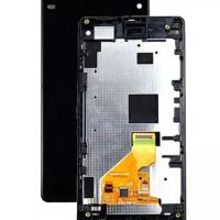 Дисплей с тъчскрийн и рамка за Sony Xperia Z1 mini M51W, Z1 compact, снимка 2 - Резервни части за телефони - 45202093