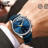Многофункционален кварцов мъжки часовник за бизнес и спорт, снимка 3 - Мъжки - 45449895