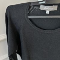 Блуза с дълъг ръкав, MaxMara, Италия, размер М, черна, снимка 14 - Блузи с дълъг ръкав и пуловери - 45360993