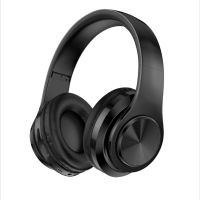 Безжични слушалки, Bluetooth 5.0, Над ухото, Черни, снимка 5 - Друга електроника - 45196115