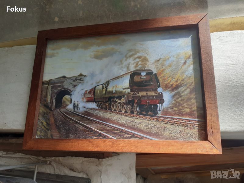 Плакат снимка картина влакове локомативи N 4, снимка 1