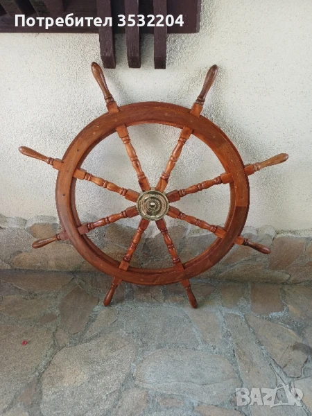 Голям дървен рул, снимка 1