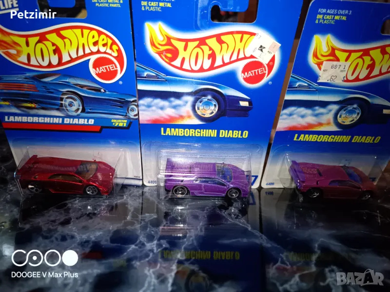 Hot Wheels Lamborghini Diablo, 3 броя, снимка 1