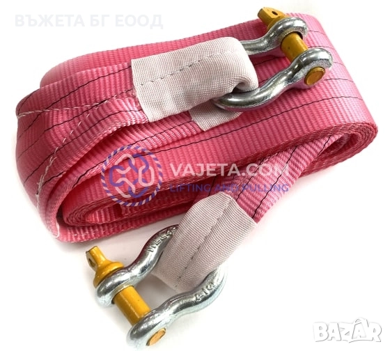 Колан за теглене 35т с уши или шегели и куки до 20м, снимка 1