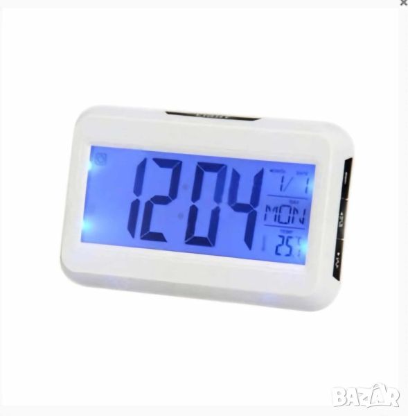 Eлектронен часовник дигитален термометър вътрешна температура за стая, снимка 1