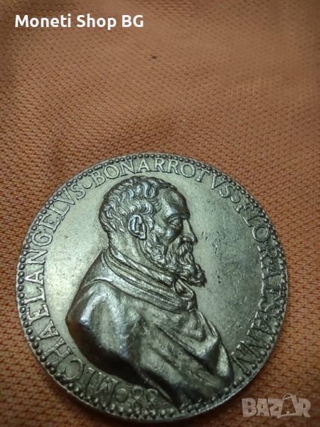Медал с изображението на Микеланджело, снимка 1