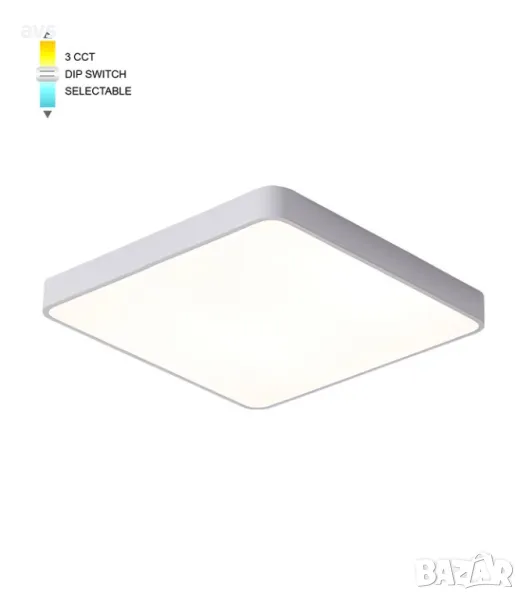 LED плафон кръгъл 25W 3000K-6000K VITO бял, снимка 1