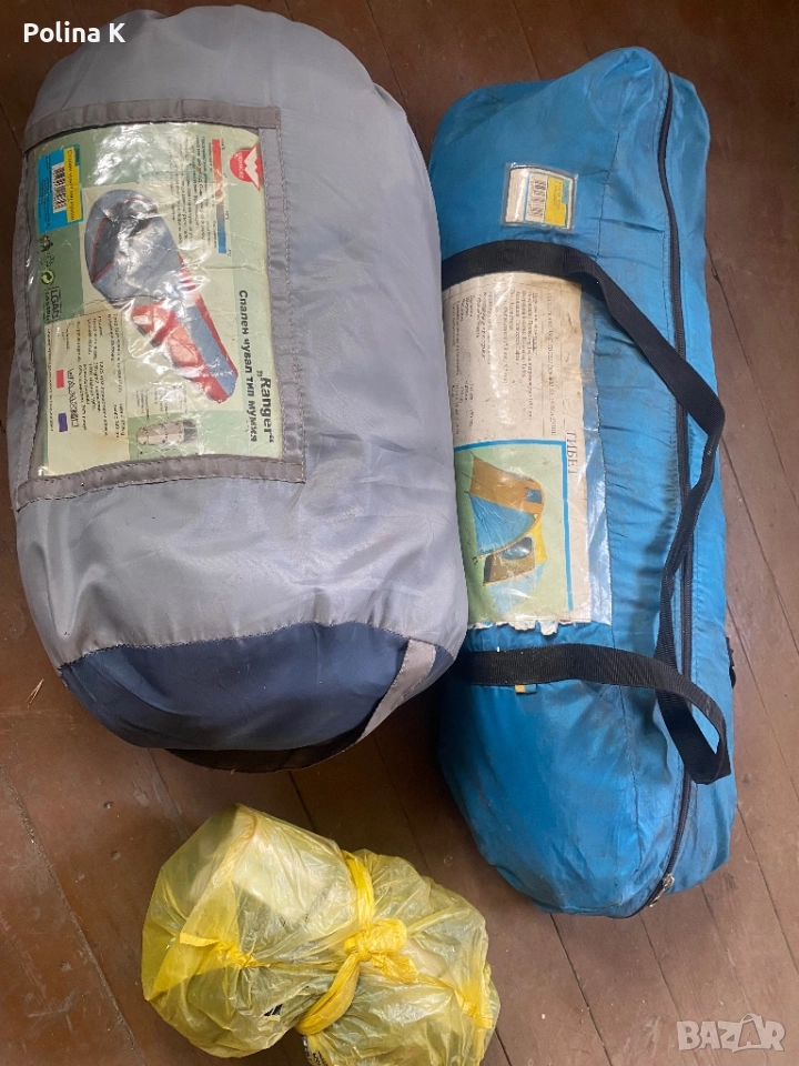 Къмпинг аксесоари , палатка , спален чувал, снимка 1