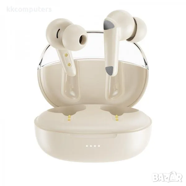 Bluetooth Handsfree Wireless Dual Mic XO-G22 / ANC+ENC /Бежов/ Баркод : 2403709, снимка 1