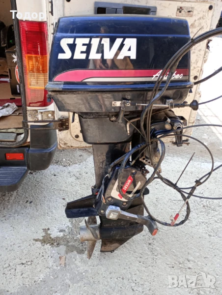 Продавам извънбордов д-л Selva 25HP, 2т, обслужена с щамбайн и жила , внос от Италия, снимка 1