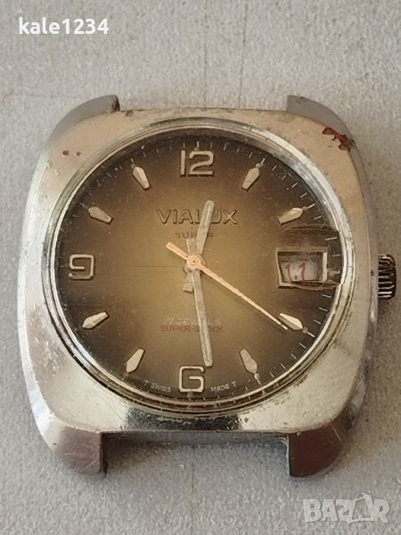 Часовник VIALUX Super. Swiss made. Vintage watch. Швейцарски. Механичен. Мъжки , снимка 1