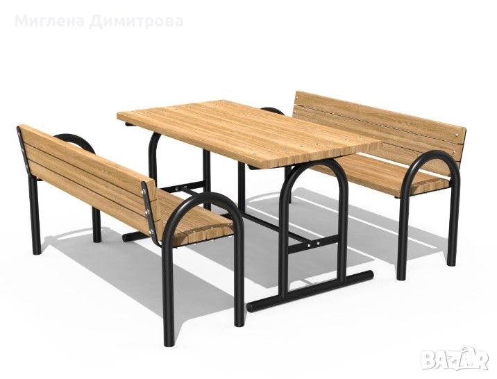 градински комплекти маса и пейки, снимка 1