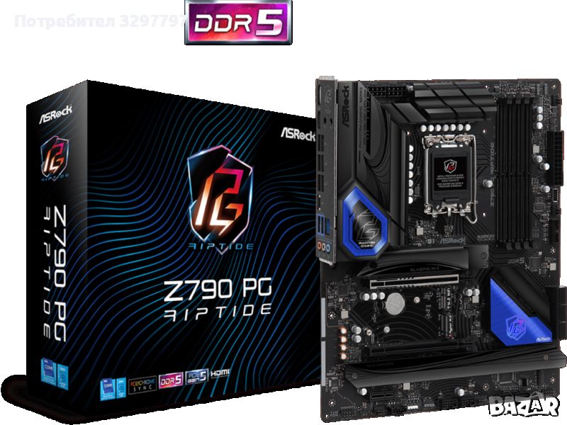 Чисто ново дъно Asrock z790 pg riptide , снимка 1