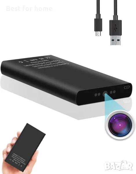 Скрита камера във външна батерия HD 1080P 10000mAh, снимка 1