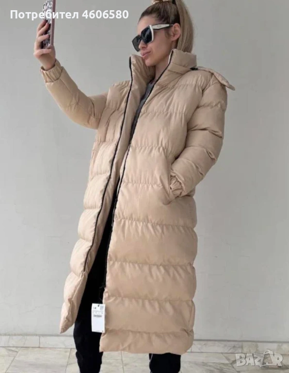 Дамско дълго яке – размер L / XL, снимка 1