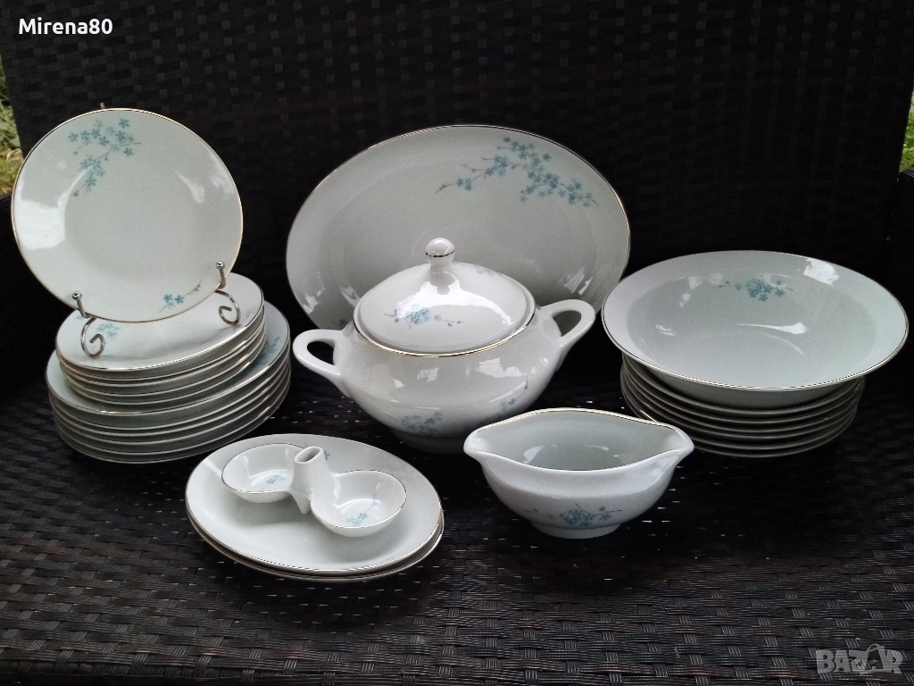 Български сервиз за хранене - 25 части - нов ! , снимка 1