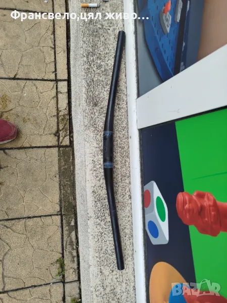 31.8 карбон кормило за велосипед колело , снимка 1