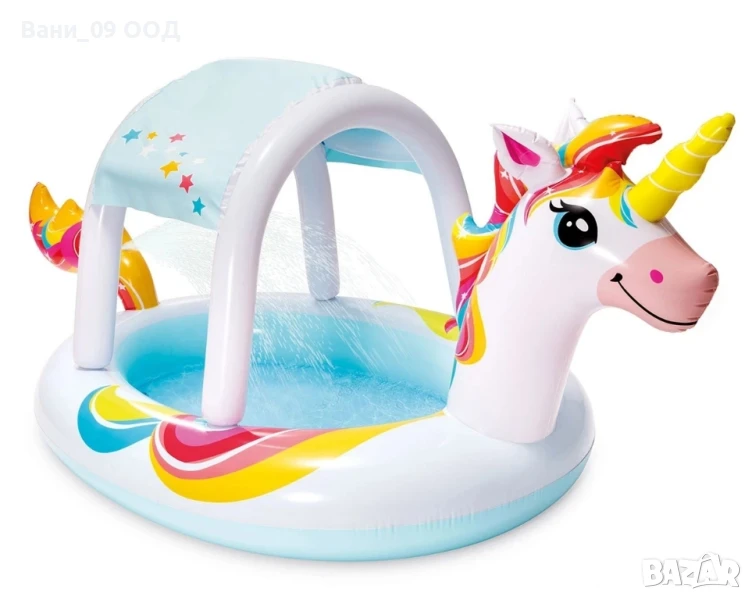 Детски басейн "Еднорог" с пръскалка , снимка 1