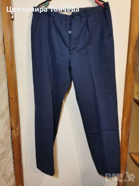 Мъжки официален син панталон, снимка 1