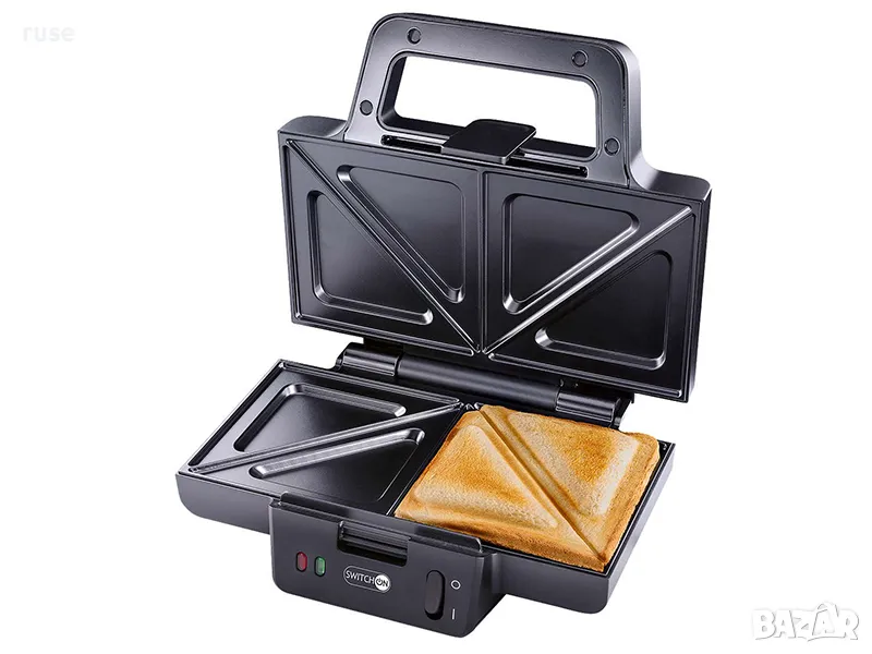 НОВИ! Сандвич тостер XXL 900W мощен с рецепти, снимка 1