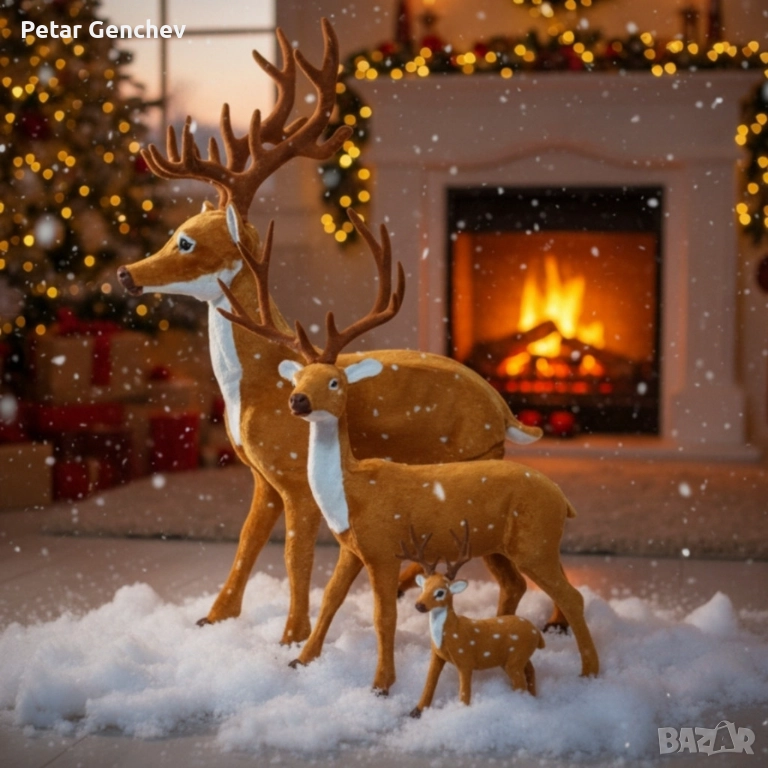 Елегантен коледен елен – перфектната празнична декорация, снимка 1