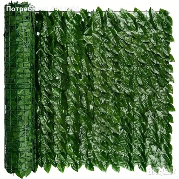 Декоративни огради , изкуствени листа от бръшлян., снимка 1