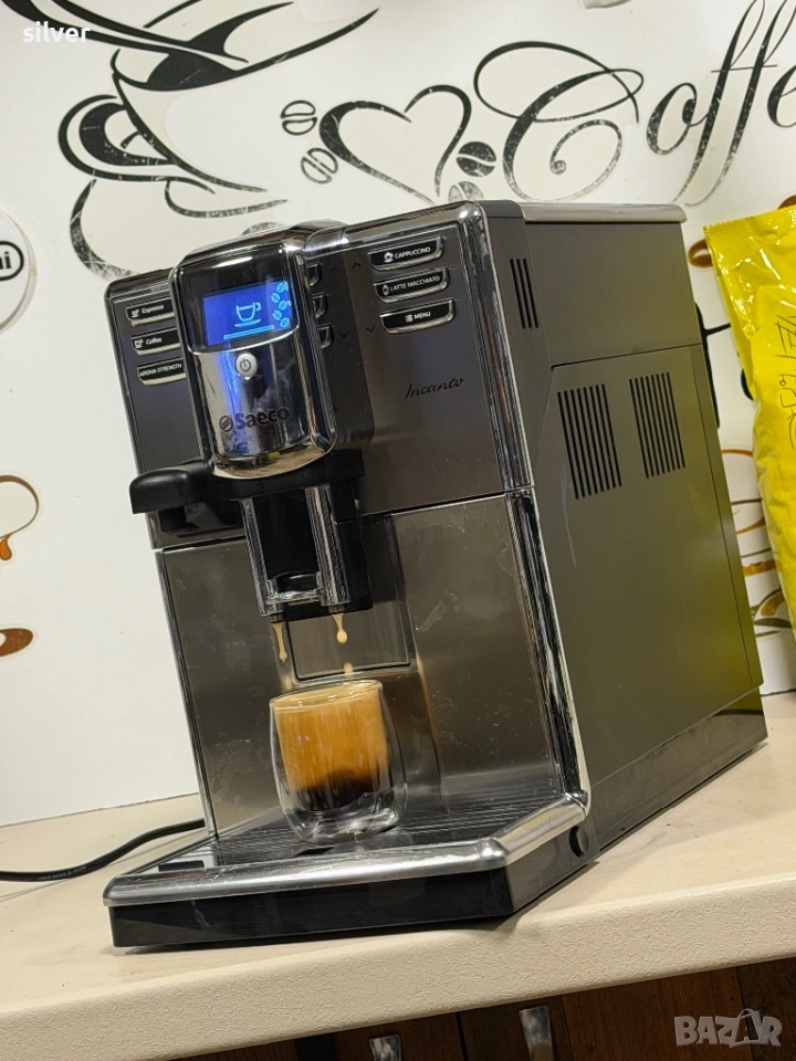 Кафемашина кафе автомат Saeco Incanto с гаранция, снимка 1
