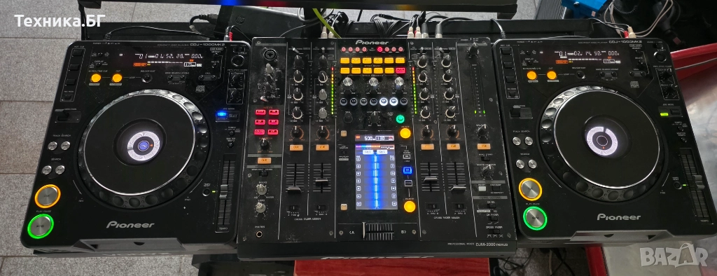 Pioneer DJM 2000 Nexus+Decksaver+2брояPIONEER CDJ-1000MK2+Native Instrument Audio 8+Pioneer DDJ-SB3, снимка 1